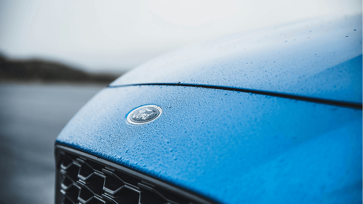 Ford logo on a car