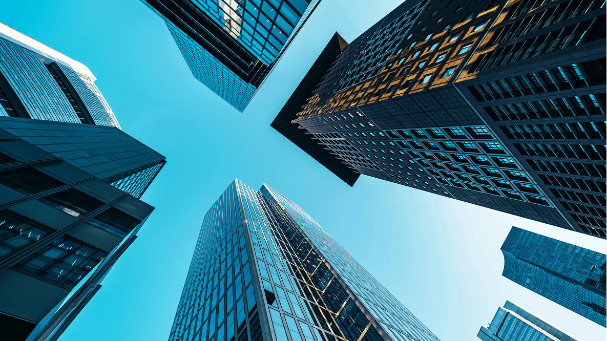 skyscrapers from below